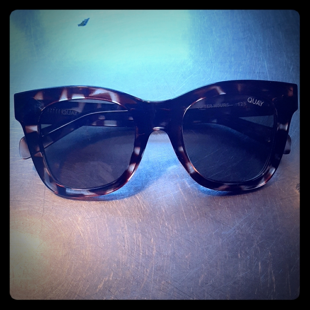 Quay AFTER HOURS Brown Tortoiseshell Sunglasses